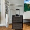 Fake Goyard Bourget Travel Suitcase Black - premium superclone handbag