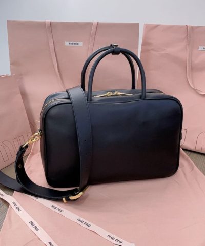 Replica Miu Miu Arcadie Black - premium superclone handbag