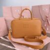 Replica Miu Miu Arcadie Light Brown - ultra-realistic fake purse