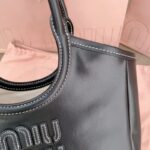Replica Miu Miu Ivy Small Tote Black