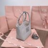 Fake Miu Miu Ivy Small Tote Grey - best quality fake designer bag