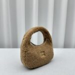 Replica Miu Miu Wander Wool Brown - affordable luxury replica bag