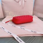 Replica Miu Miu Clutch Red - affordable luxury replica bag