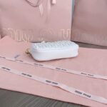 Replica Miu Miu Clutch White
