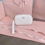 Replica Miu Miu Clutch White