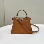 Replica Fendi Peekaboo Mini Brown