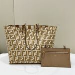 Replica Fendi Two Side Small Tote Beige