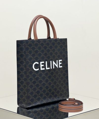 Fake Celine Triomphe Cabas Tote Small - affordable luxury replica bag