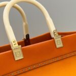 Replica Fendi Peekaboo Tote Orange - 1:1 premium replica handbag