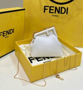 Replica Fendi First Mini White - best quality fake designer bag