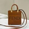 Fake Fendi Mini Tote Brown - best quality fake designer bag