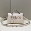 Fake Fendi By The Way Boston Beige - 1:1 premium replica handbag