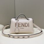 Replica Fendi By The Way Boston Beige - 1:1 premium replica handbag