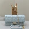 Fake Fendi Baguette Small Sky Blue - best quality fake designer bag