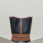 a1 (1) Replica Celine Triomphe Bucket Brown - affordable luxury replica bag