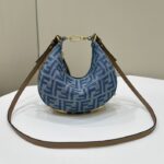 Replica Fendi Fendigraphy Small Denim Blue - high-quality designer bag dupe