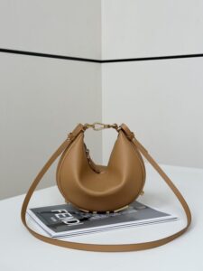 Fake Fendi Fendigraphy Small Brown - high-end replica designer purse