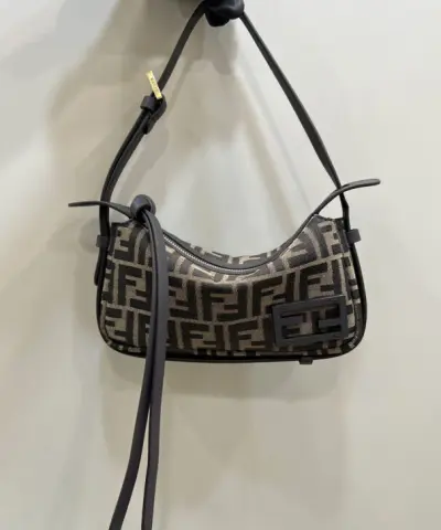 Fake Fendi Simply Brown Cotton - premium superclone handbag