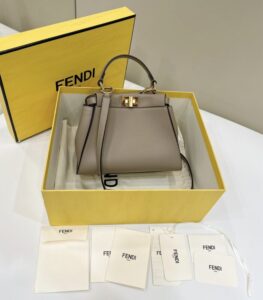Replica Fendi Peekaboo Beige - best quality fake designer bag