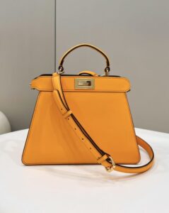 Replica Fendi Peekaboo Medium Orange - high-quality designer bag dupe