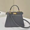 Replica Fendi Peekaboo Mini Grey - ultra-realistic fake purse