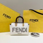 Replica Fendi By The Way Boston White - 1:1 premium replica handbag