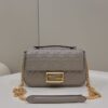 Replica Fendi Baguette Sliding Chain Beige - best quality fake designer bag