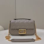 Replica Fendi Baguette Sliding Chain Beige