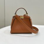 Replica Fendi Peekaboo Medium Brown - top-grade luxury bag dupe