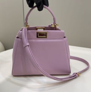 Fake Fendi Peekaboo Pink - high-end replica designer purse