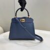 Fake Fendi Peekaboo Small Blue - high-end replica designer purse