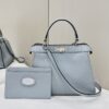 Fake Fendi Peekaboo Sky Blue - high-end replica designer purse