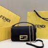 Fake Fendi Baguette Small Black - high-end replica designer purse