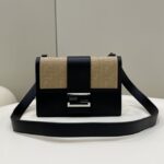 Replica Fendi Baguette Pouch Black - 1:1 premium replica handbag