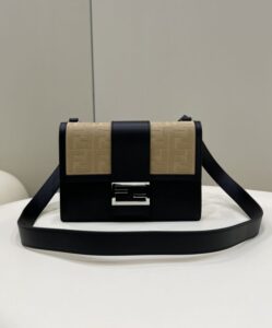 Fake Fendi Baguette Pouch Black - 1:1 premium replica handbag