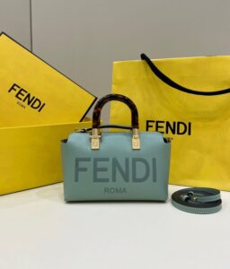 Replica Fendi By The Way Boston Green - premium superclone handbag