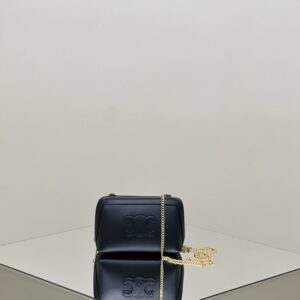 Fake Celine Triomphe Clutch Black - premium superclone handbag