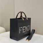 Replica Fendi Sunshine Tote Dark Grey