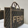 Replica Fendi Sunshine Tote Brown Monogram - top-grade luxury bag dupe