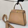 Fake Fendi Peekaboo Large Light Brown - affordable luxury replica bag