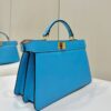 Fake Fendi Peekaboo Large Blue - 1:1 premium replica handbag
