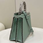 Replica Fendi Peekaboo Green Python Handle