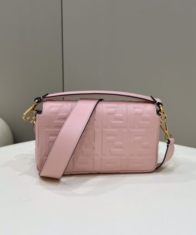 Fake Fendi Baguette Pink - premium superclone handbag
