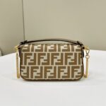 Replica Fendi Baguette Ff Brown - affordable luxury replica bag