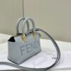 Replica Fendi By The Way Boston Sky Blue - premium superclone handbag