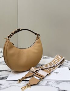Fake Fendi Fendigraphy Large Brown - affordable luxury replica bag
