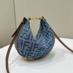 Replica Fendi Fendigraphy Small Denim Blue
