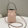 Replica Fendi Tresor Mini Bucket Pink - 1:1 premium replica handbag