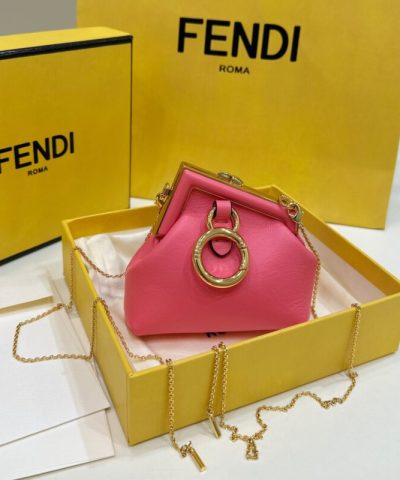 Replica Fendi First Mini Pink - top-grade luxury bag dupe
