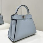 Replica Fendi Peekaboo Small Sky Blue - affordable luxury replica bag
